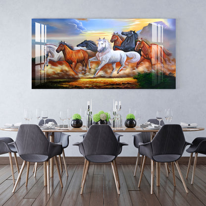 Winning Horses Acrylic Wall Art