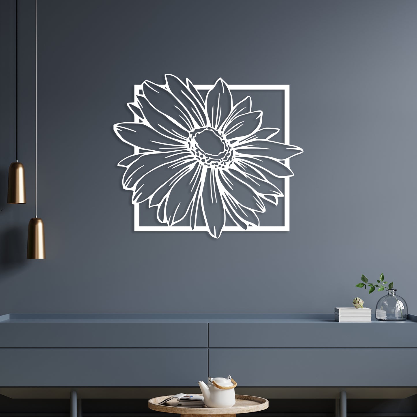 Amazing Sunflower Metal Wall Art