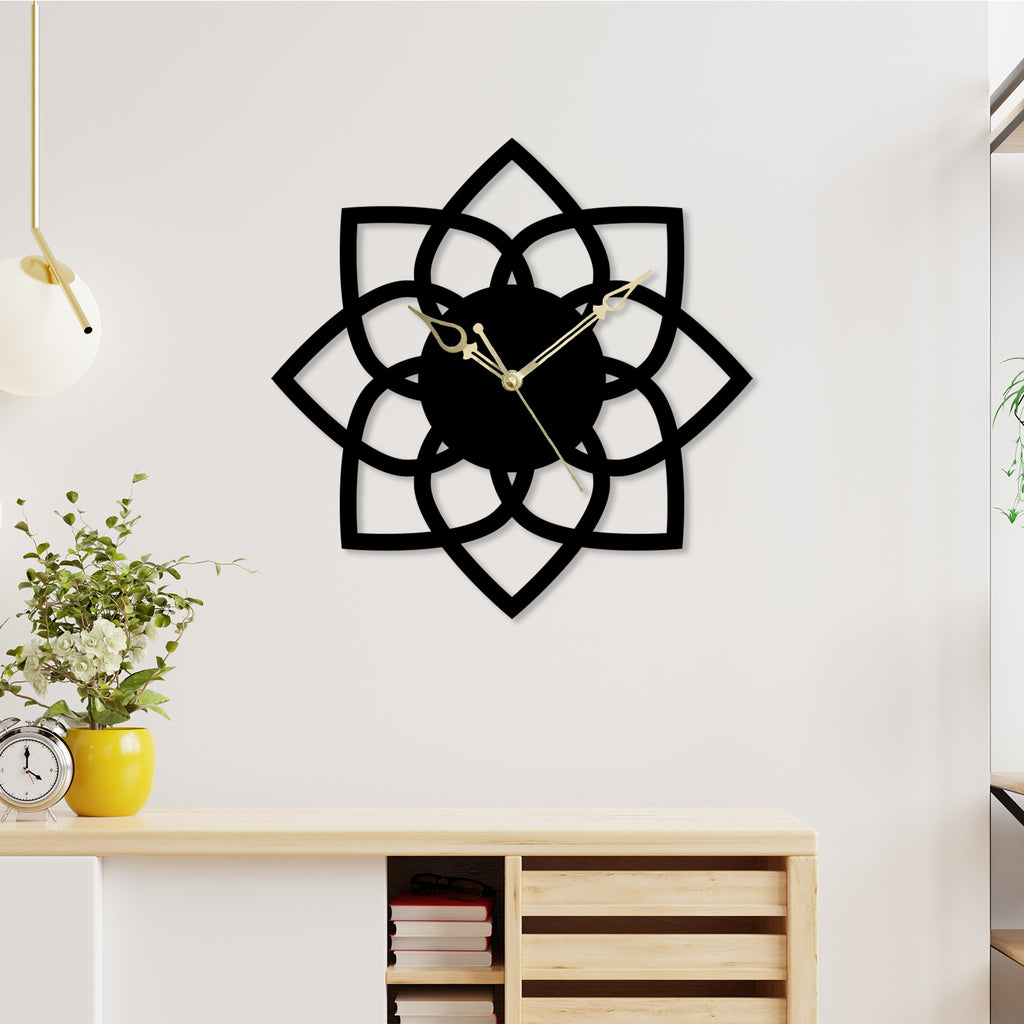 Abstract Design Metal Wall Clock
