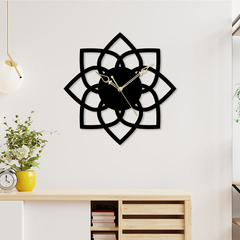 Abstract Design Metal Wall Clock
