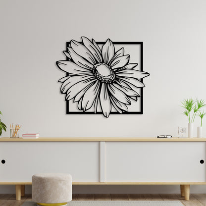 Amazing Sunflower Metal Wall Art