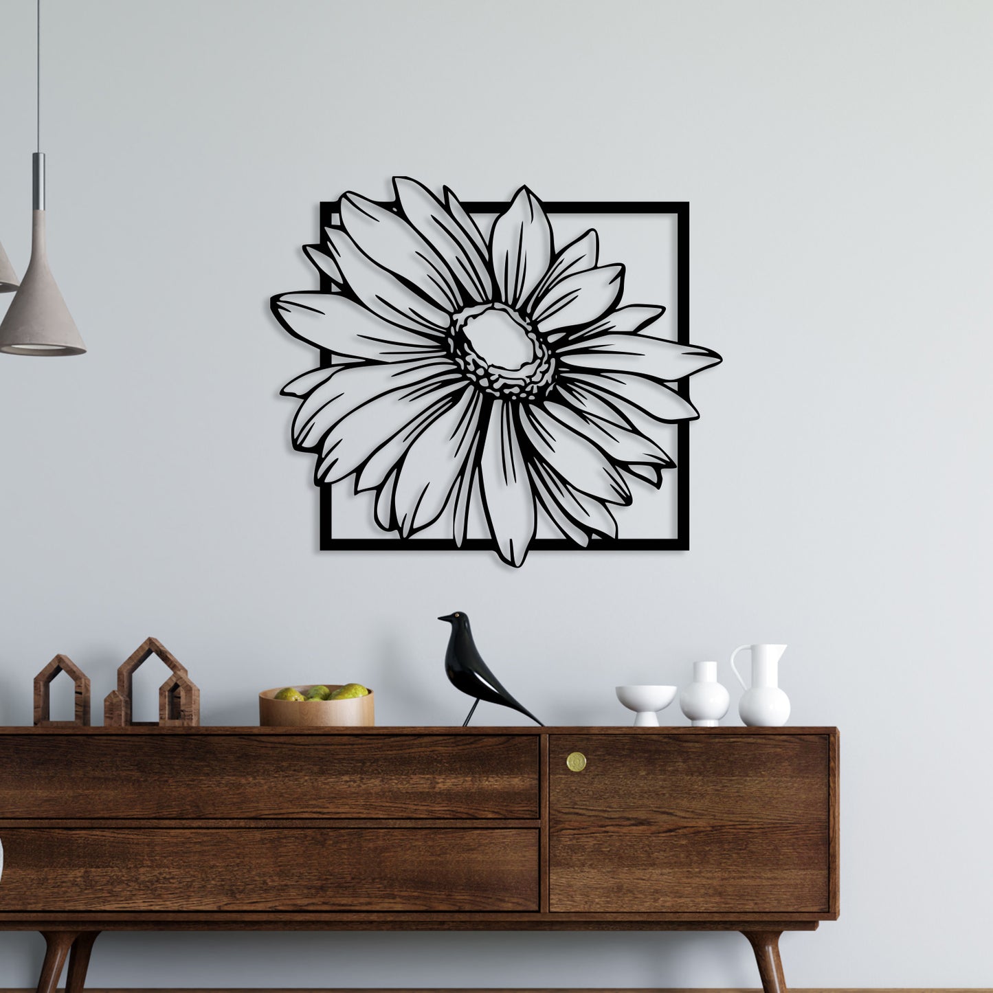 Amazing Sunflower Metal Wall Art