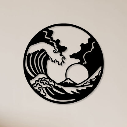 Ocean Wave Metal Wall Art