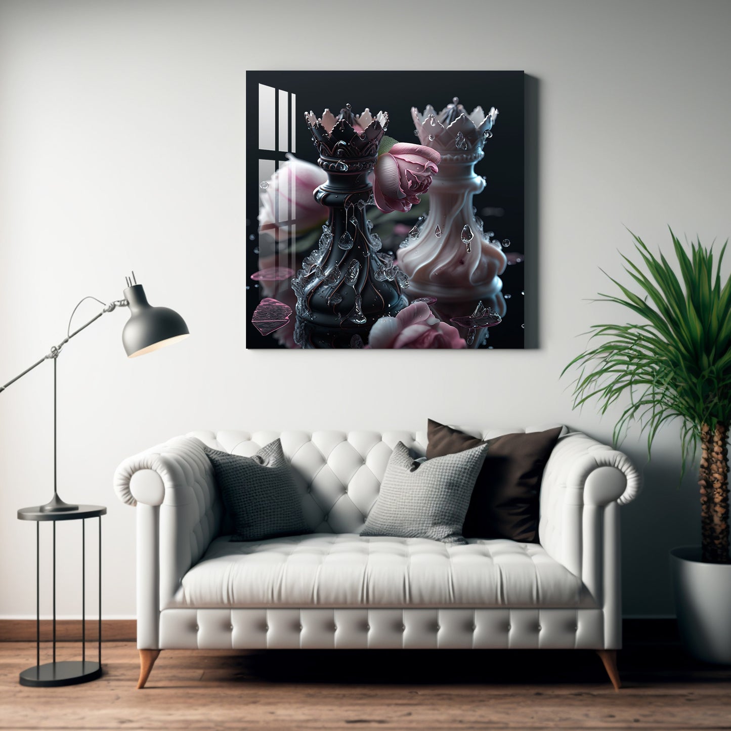 Chess Queens Acrylic Wall Art