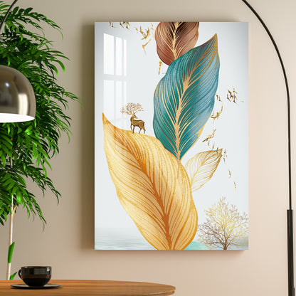 Delightful Feathers Acrylic Wall Art