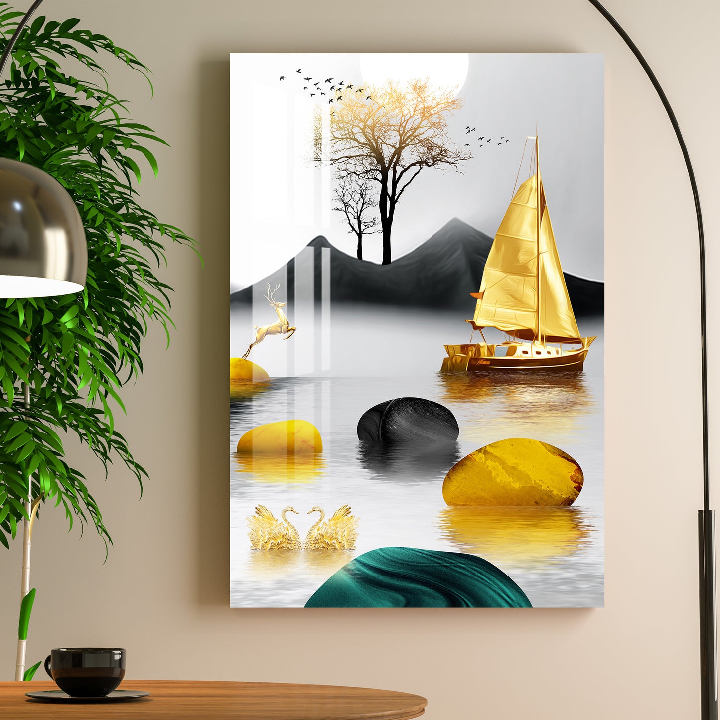 Golden Morning Acrylic Wall Art