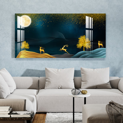 Full Moon Night Acrylic Wall Art