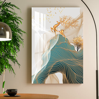 Dancing Deer Acrylic Wall Art