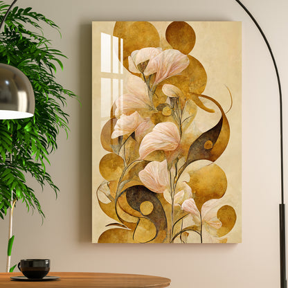 Floral Melody Acrylic Wall Art