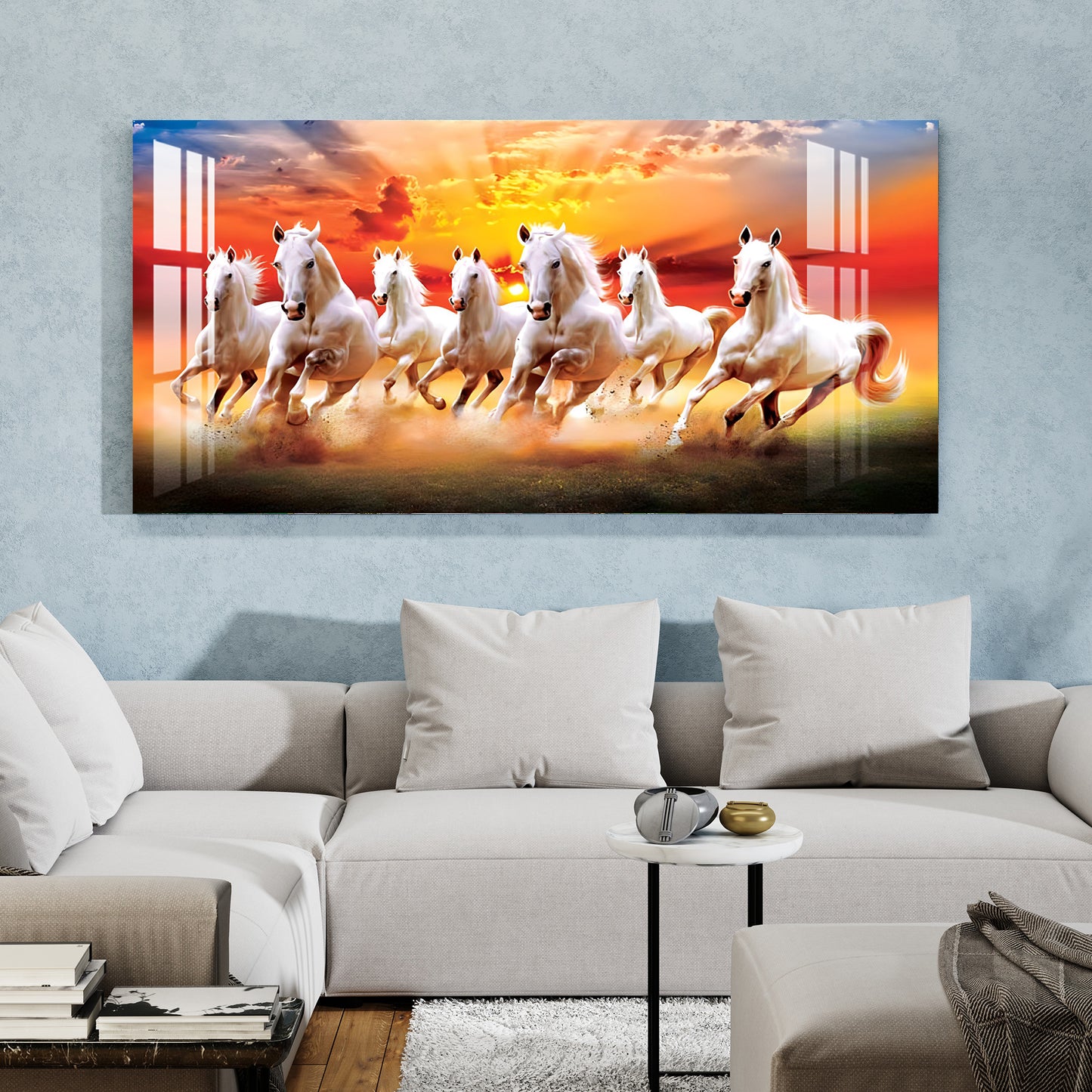 Horses of Success Acrylic Wall Art