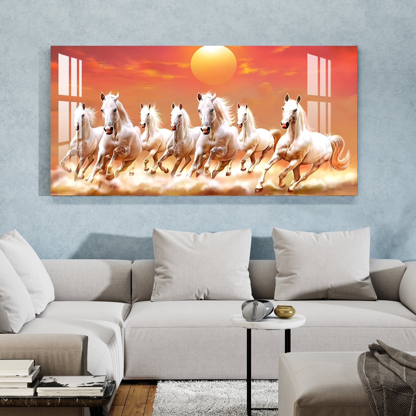 Horses of Uprising Acrylic Wall Art