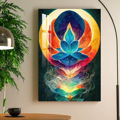 Buddhism Chakra Acrylic Wall Art