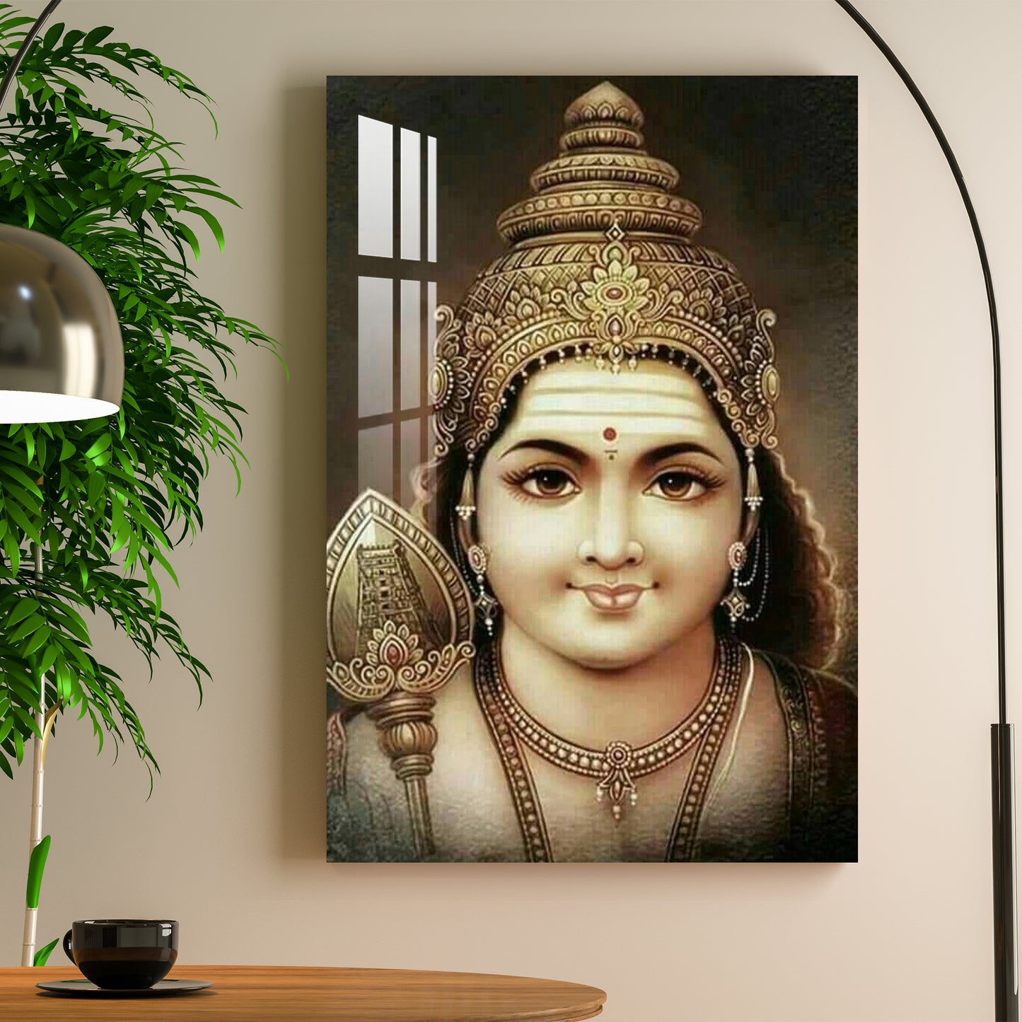 Beautiful Murugan Acrylic Wall Art