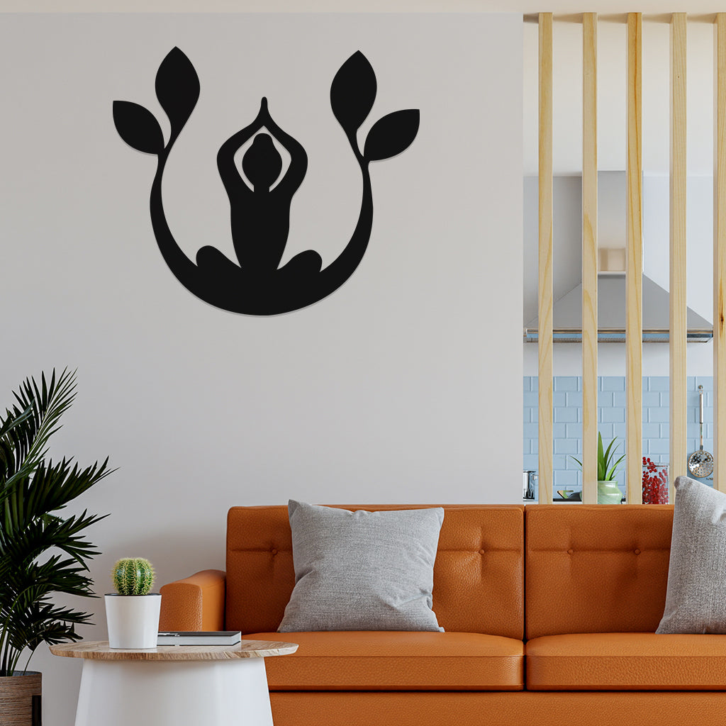 Yoga Lover Metal Wall Art