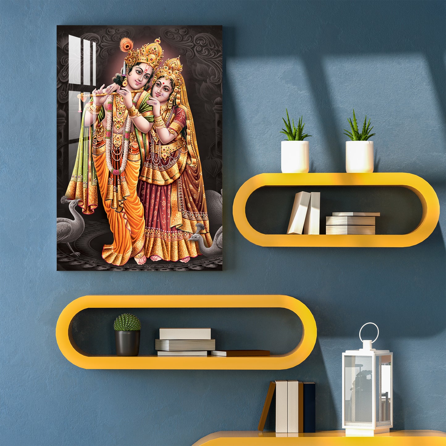 Krishna & Radha Beautiful Acrylic Wall Art