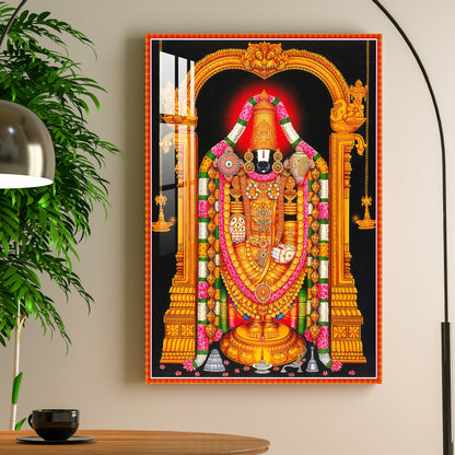 Lord Tirupati Balaji Acrylic Wall Art