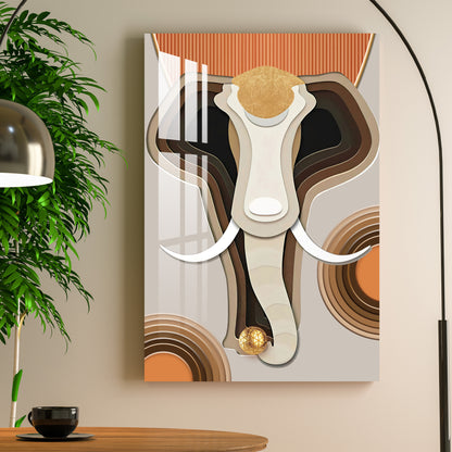 Elephant Mural Acrylic Wall Art