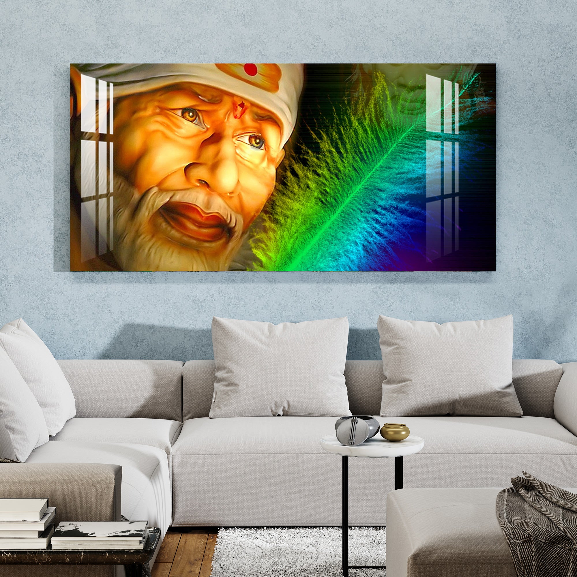 Shree Sai Darbar Acrylic Wall Art