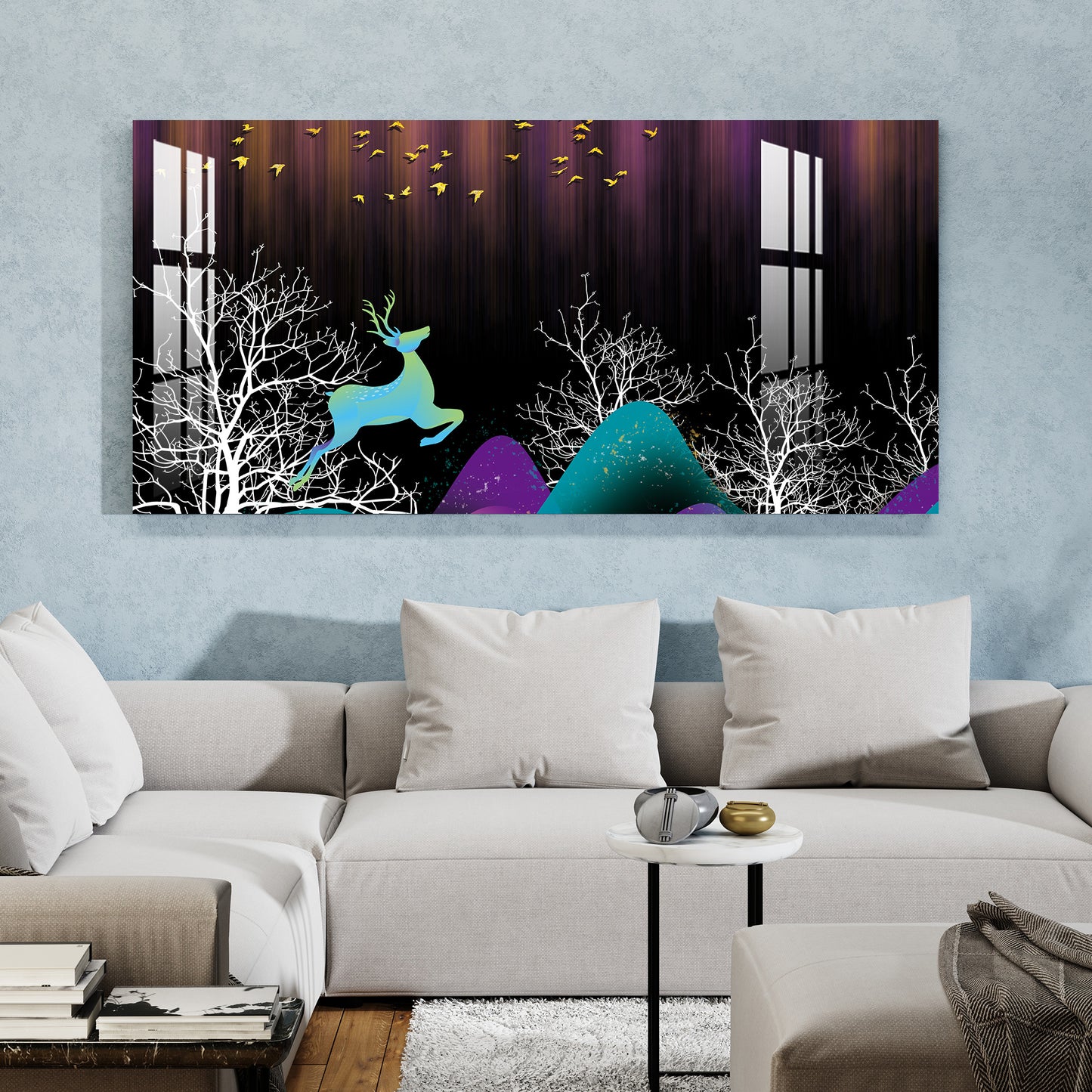 Cheerful Deer Acrylic Wall Art