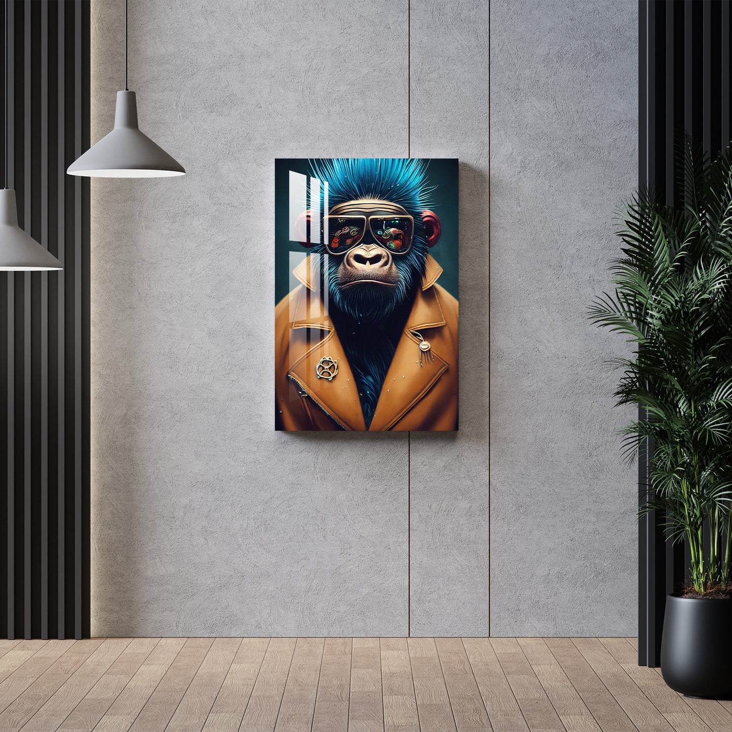 Funky Monkey Acrylic Wall Art