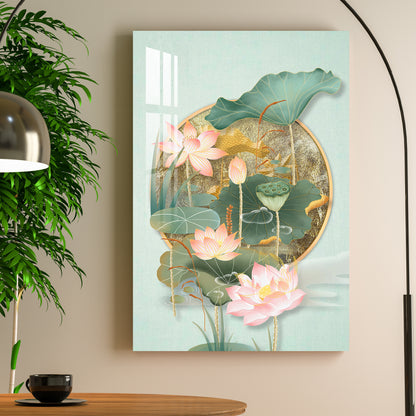 Tale of Lotus Acrylic Wall Art