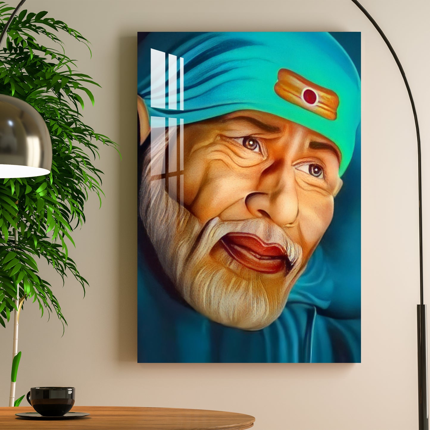 Lord Sai Baba Acrylic Wall Art