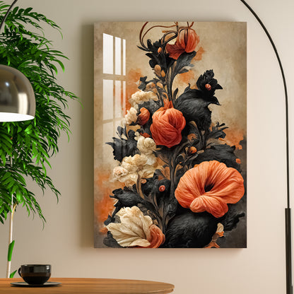 Splendid Flowers Acrylic Wall Art