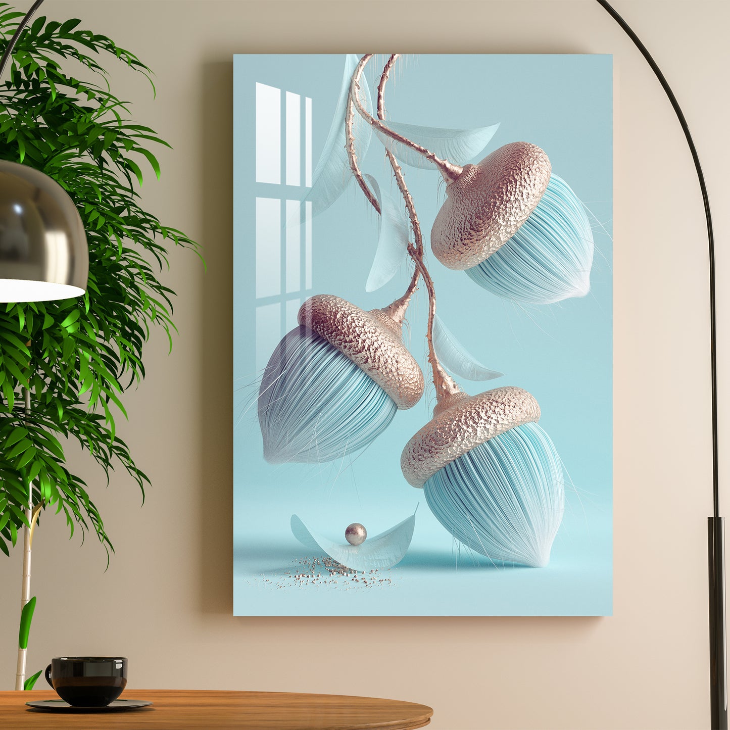 The Aesthetic Blue Acrylic Wall Art