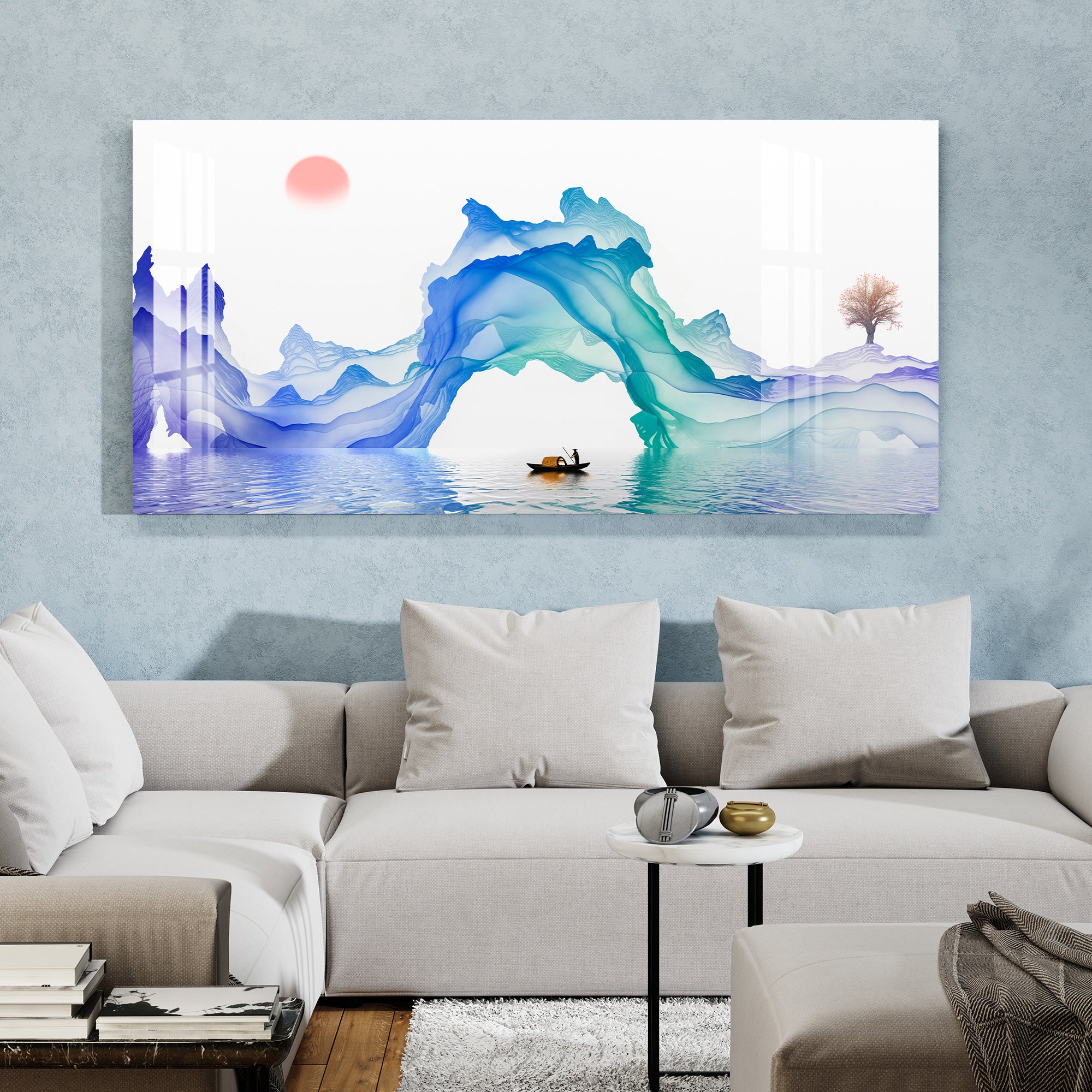 Serene Morning Acrylic Wall Art