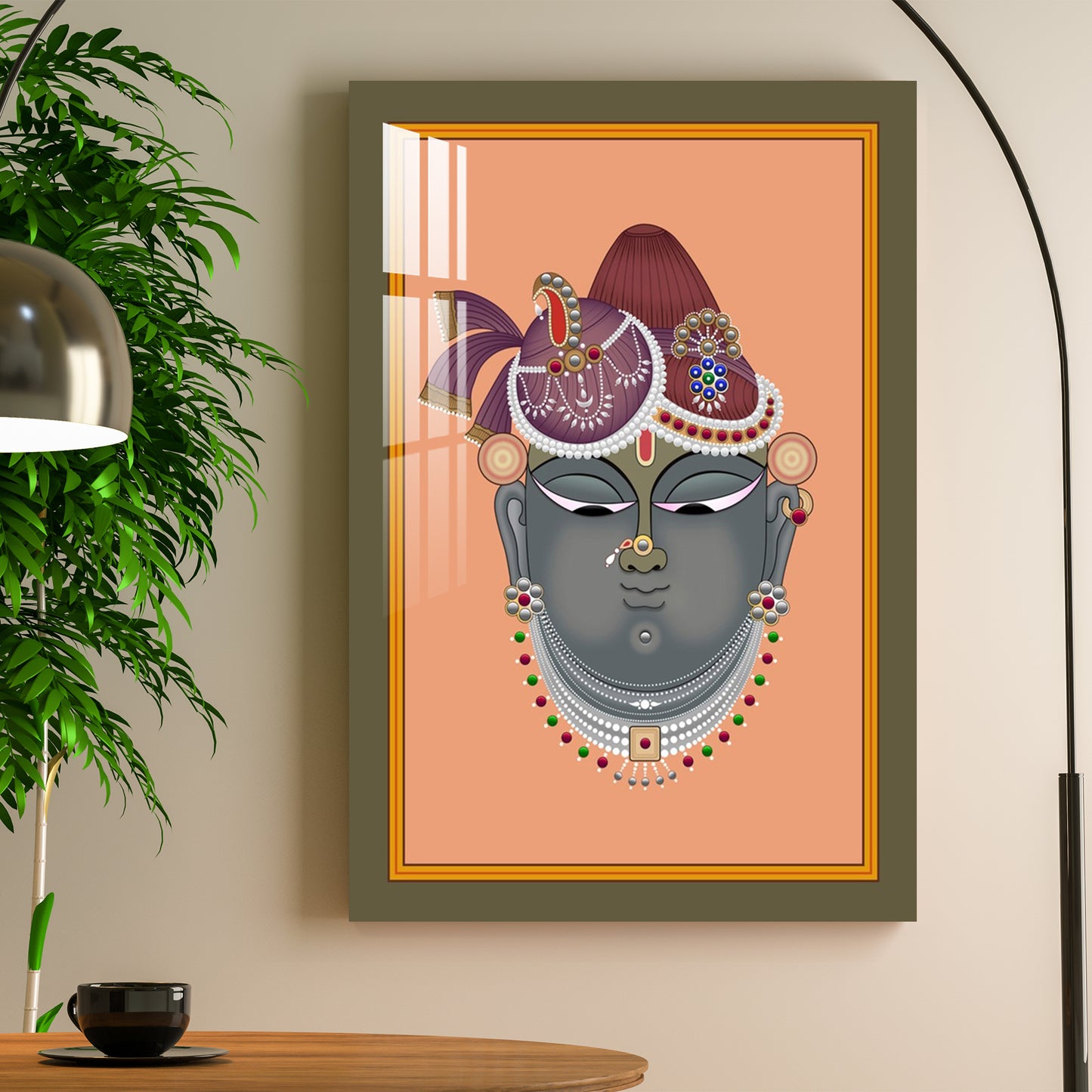 Religious Shree Nathji Acrylic Wall Art