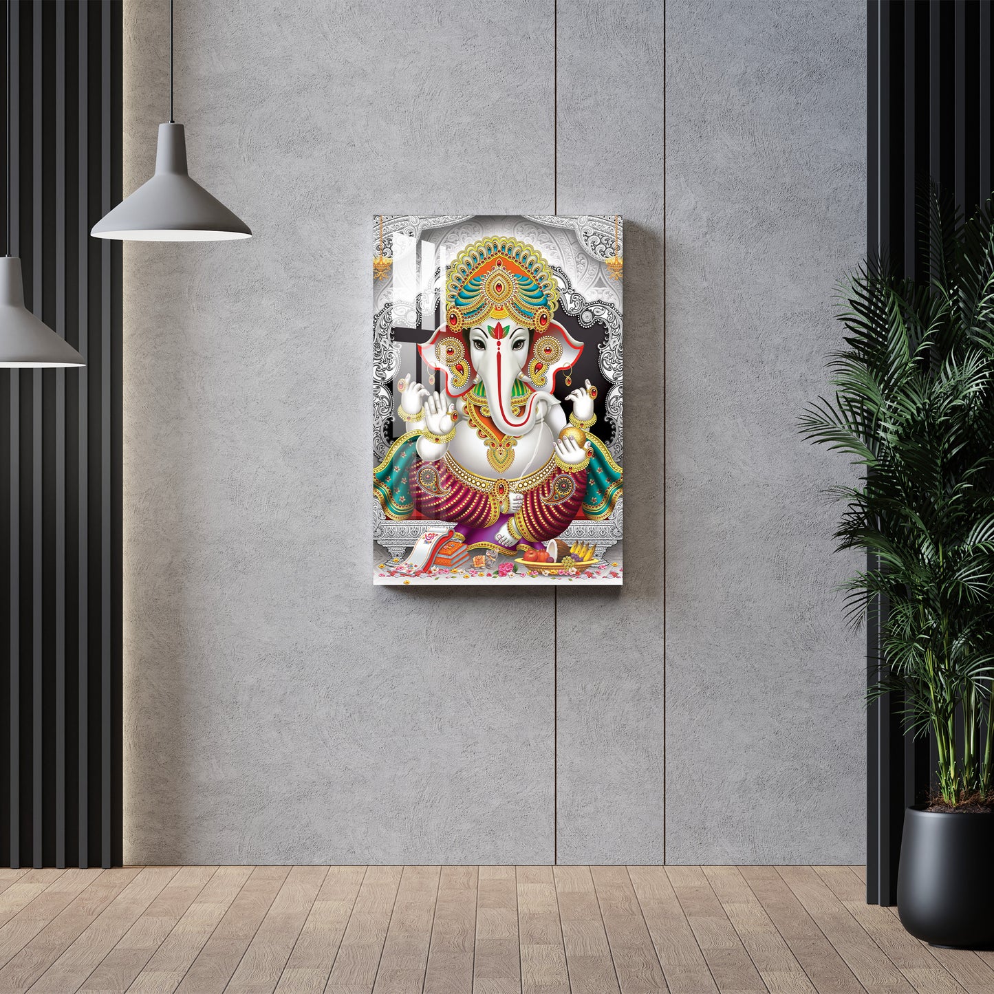 Ekdanta Ganesh Acrylic Wall Art