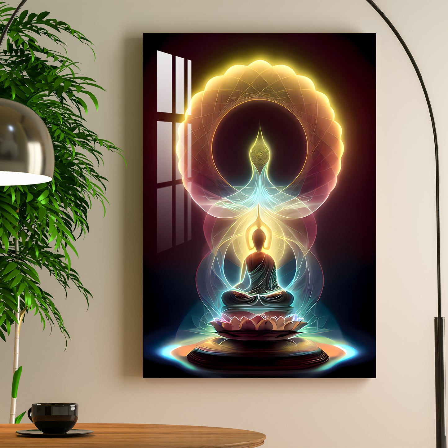 Powerful Energy Chakra Mandla Acrylic Wall Art