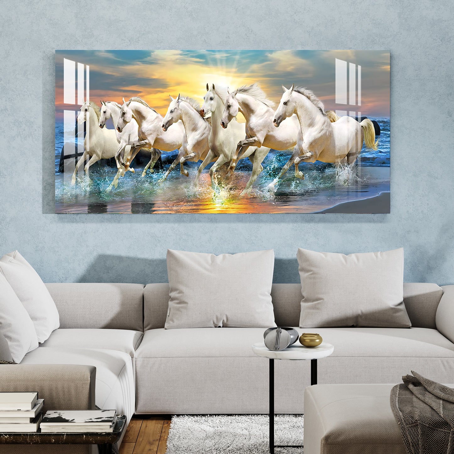 Horses of Good Luck Acrylic Wall Art