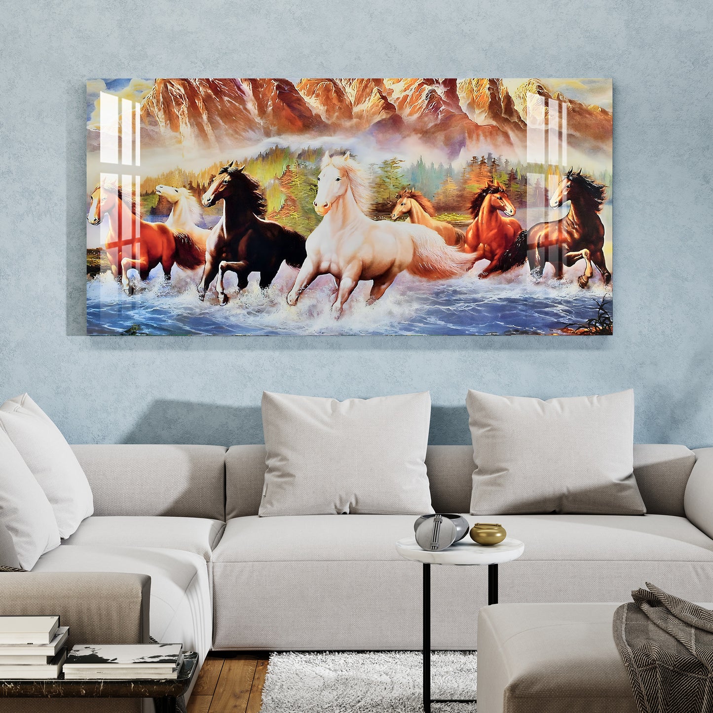 Horses of Well Being Acrylic Wall Art