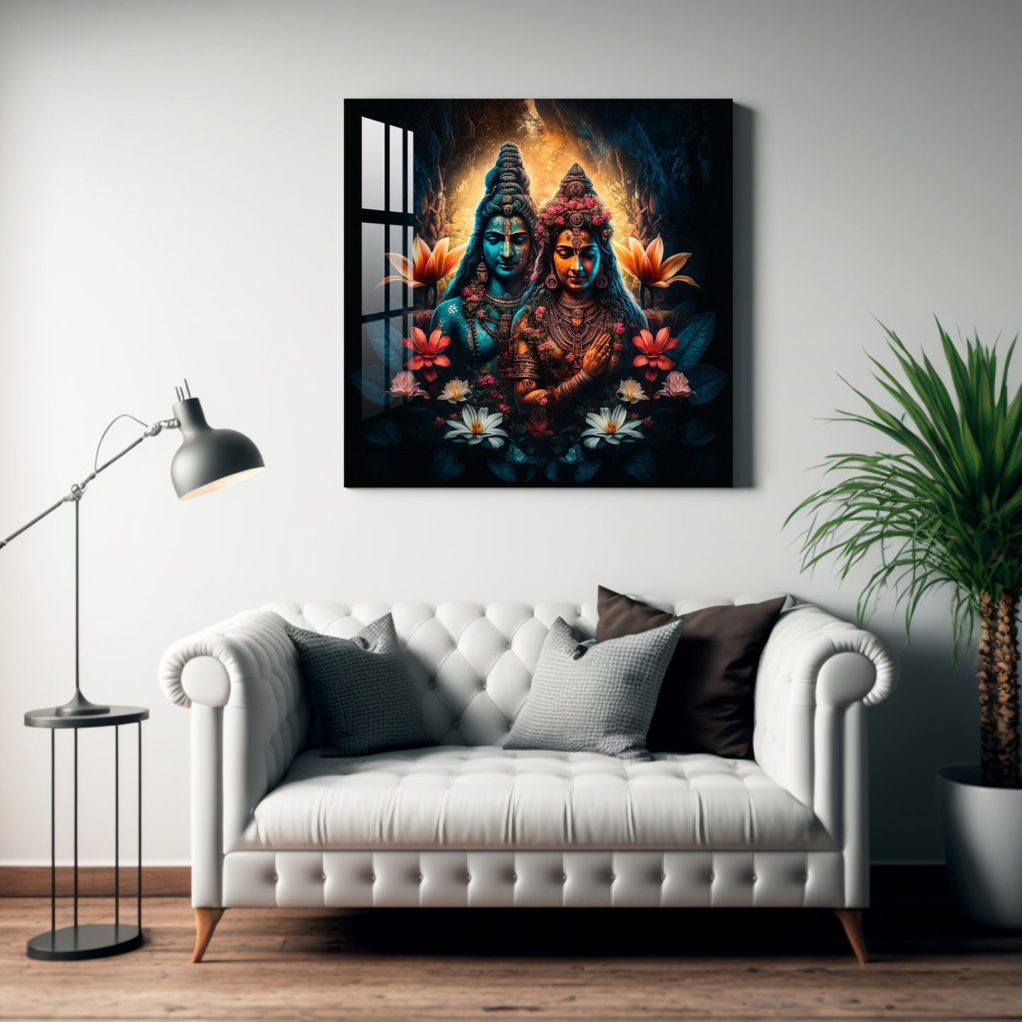 Mystical Shiva Parvati Acrylic Wall Art