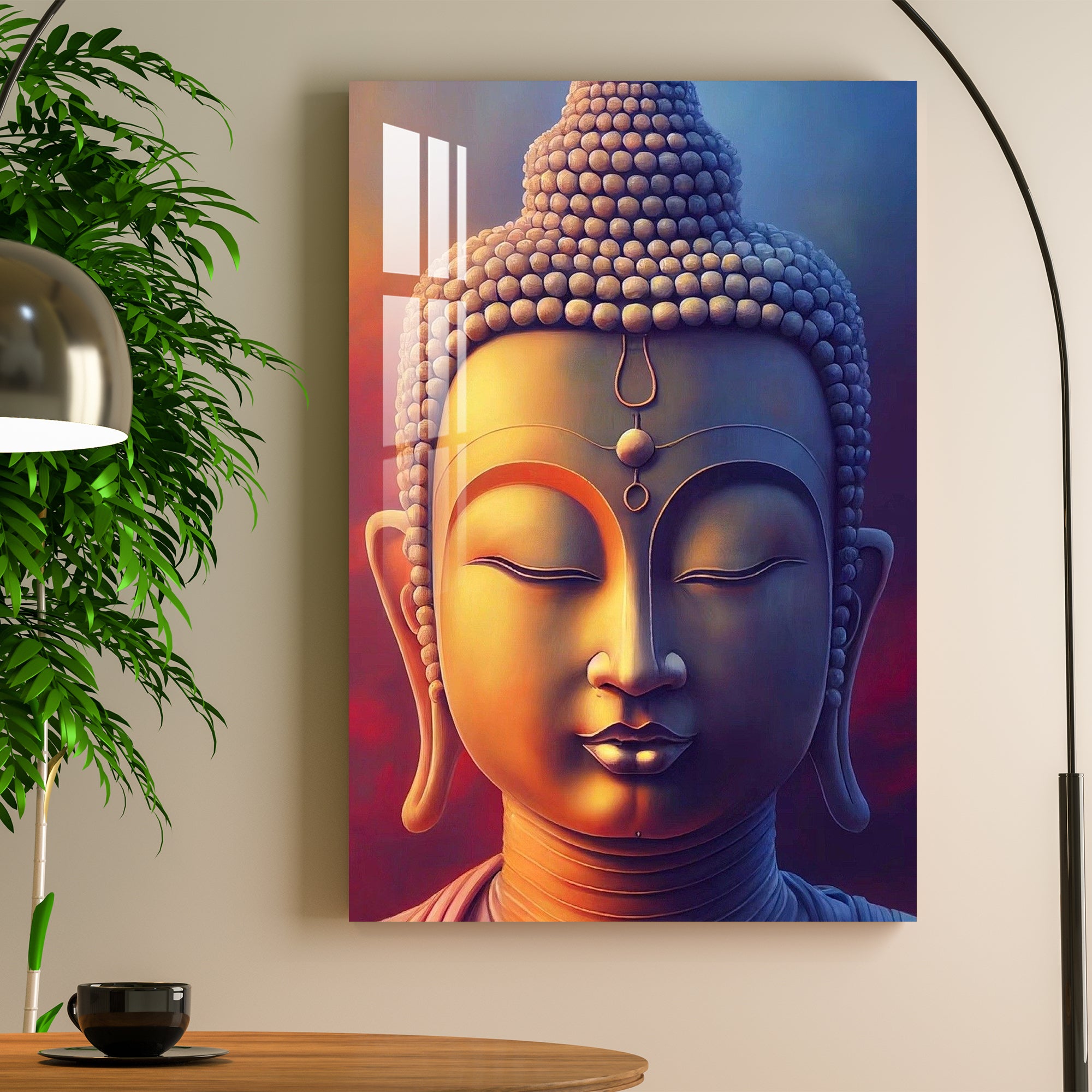 Lord Gautam Buddha Acrylic Wall Art