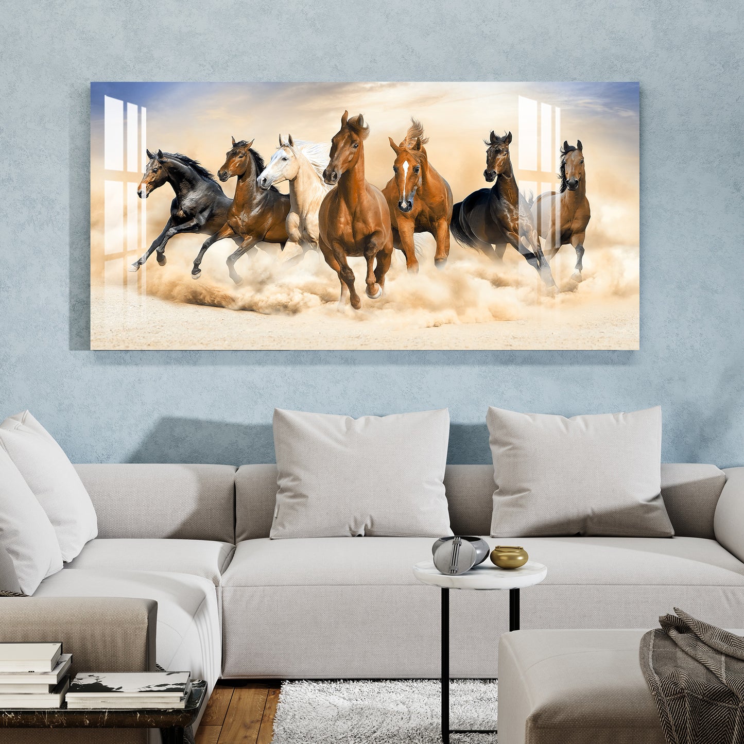 Lucky Horses Acrylic Wall Art