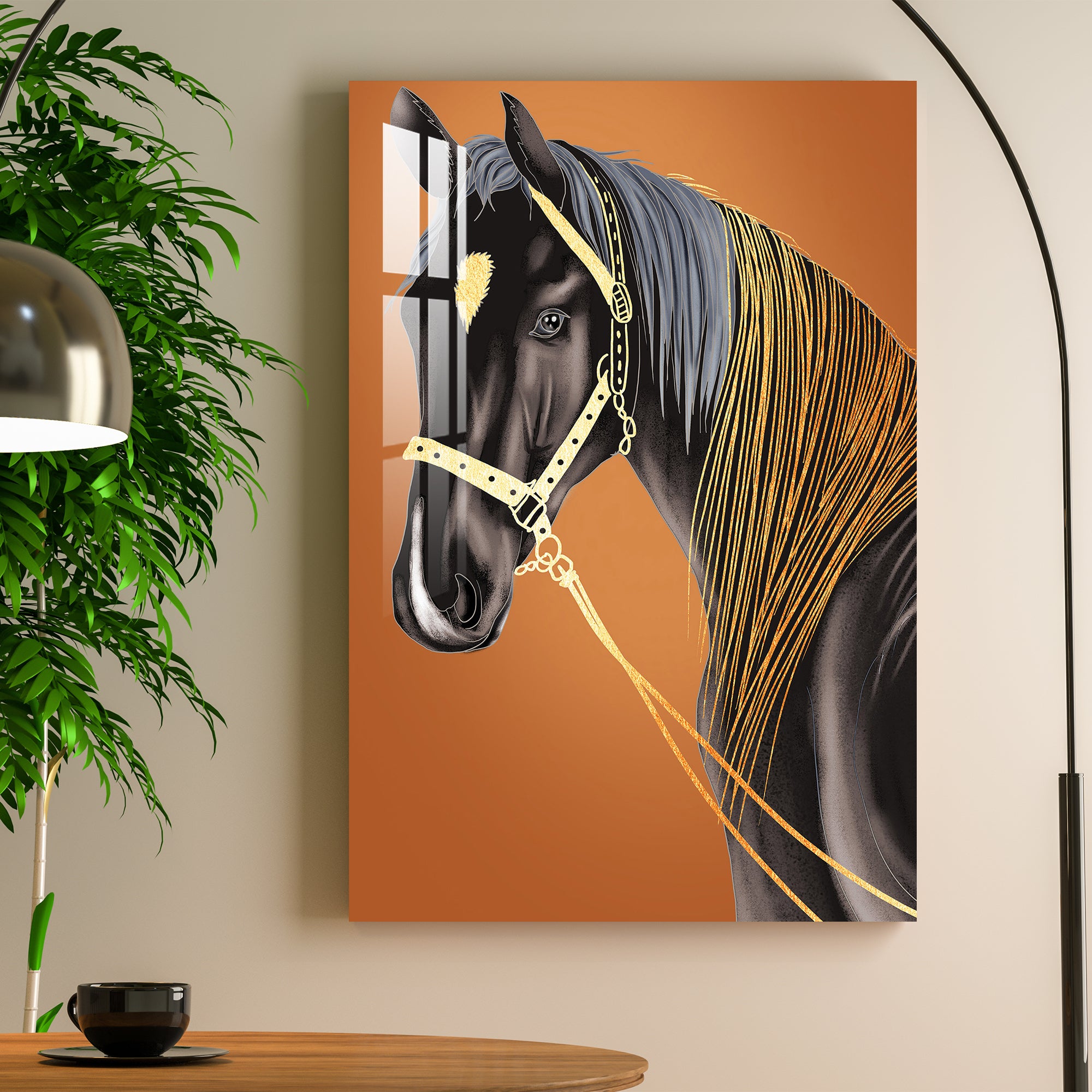 Splendid Stallion Acrylic Wall Art