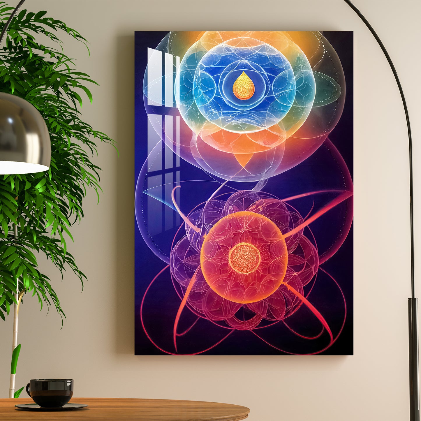 Energy Chakra Acrylic Wall Art