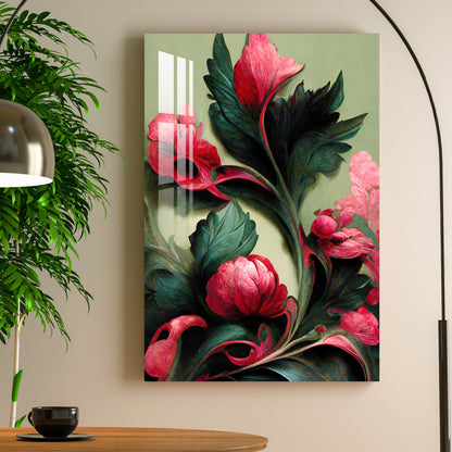 Carnation Flower Acrylic Wall Art