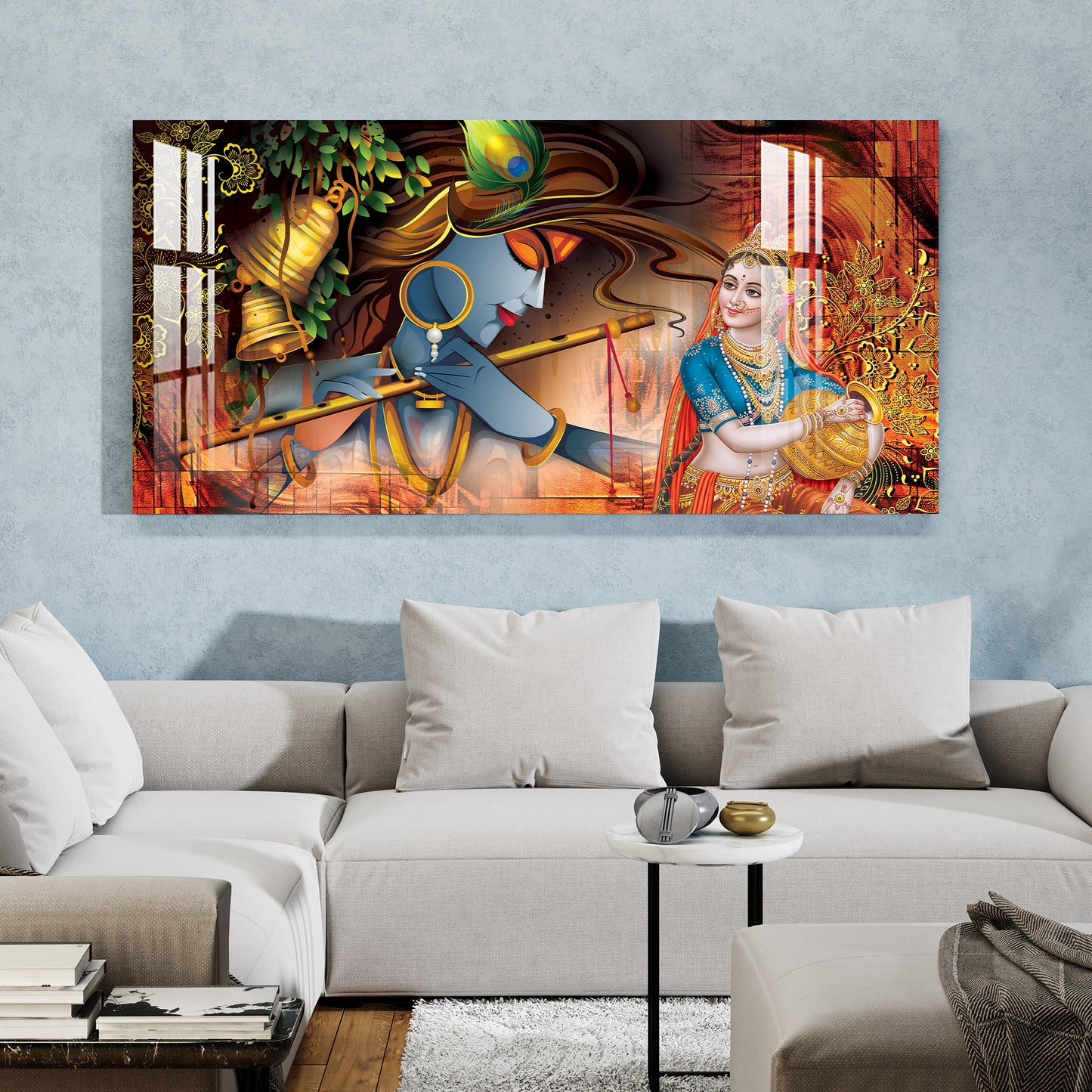 Krishna with Murli Acrylic Wall Art