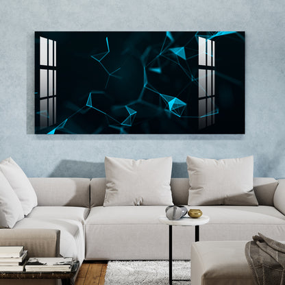 Reflective Diamond Acrylic Wall Art