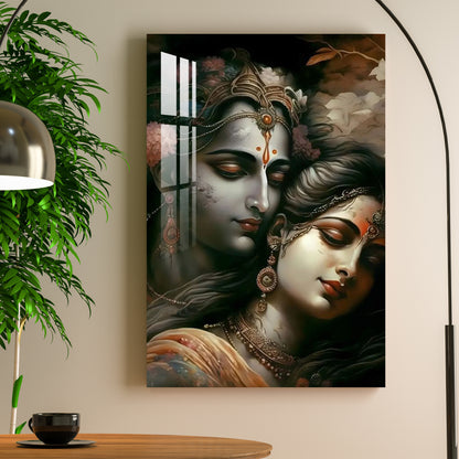 Religious Radha Krishna Acrylic Wall Art