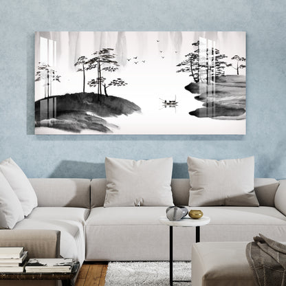 A Man & The Forest Acrylic Wall Art