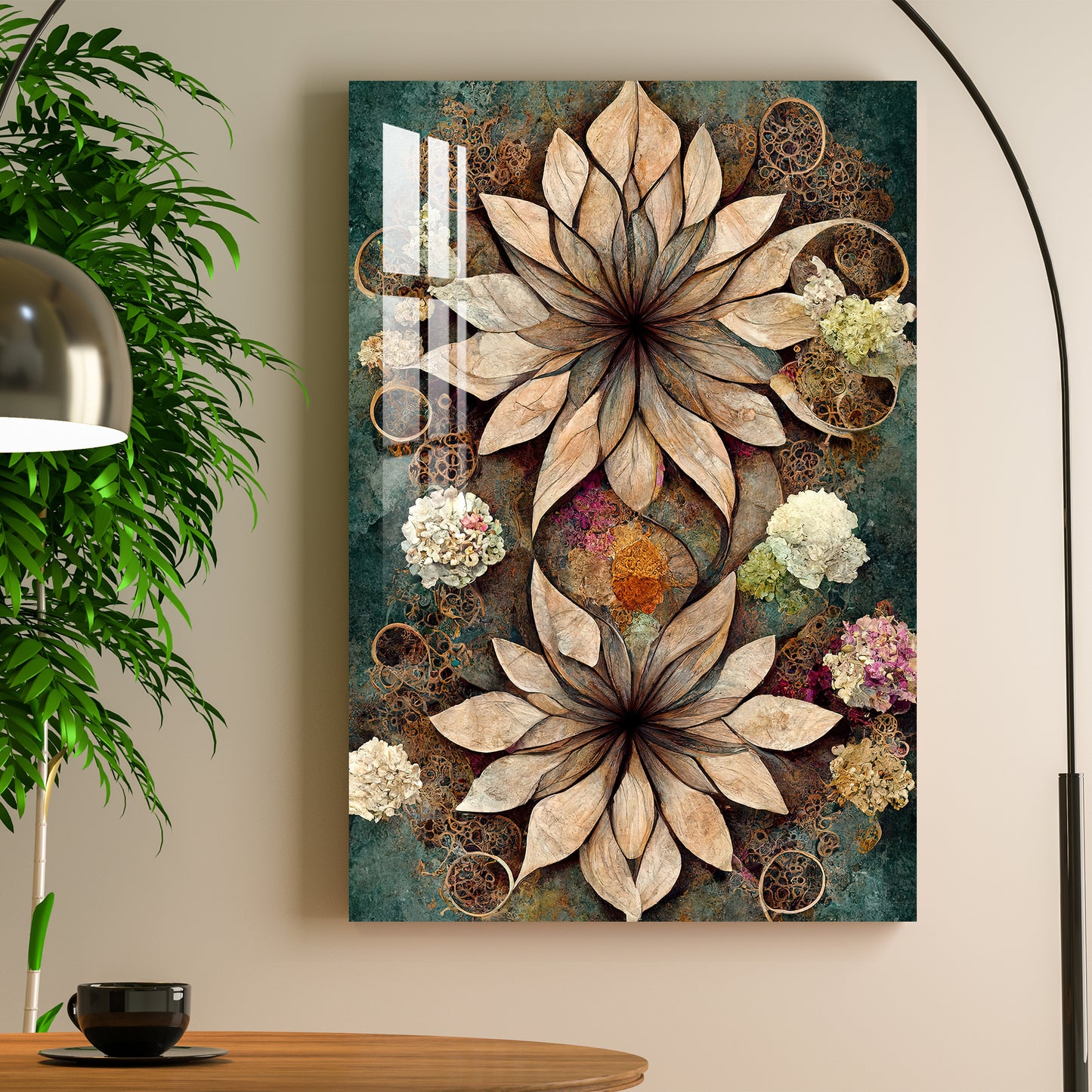 Autumn Flower Acrylic Wall Art