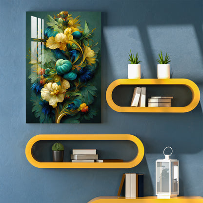 Shades of Green & Yellow Acrylic Wall Art