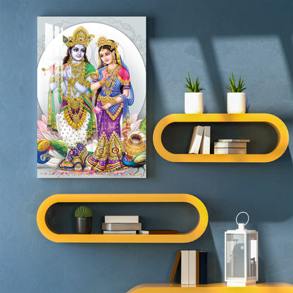 Radha & Krishna Acrylic Wall Art