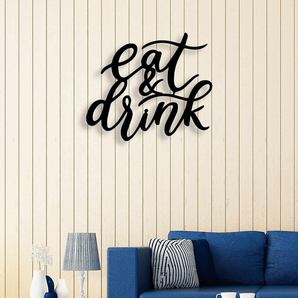 Eat & Drink Metal Wall Art