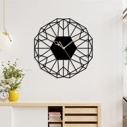Abstract Modern Design Metal Wall Clock