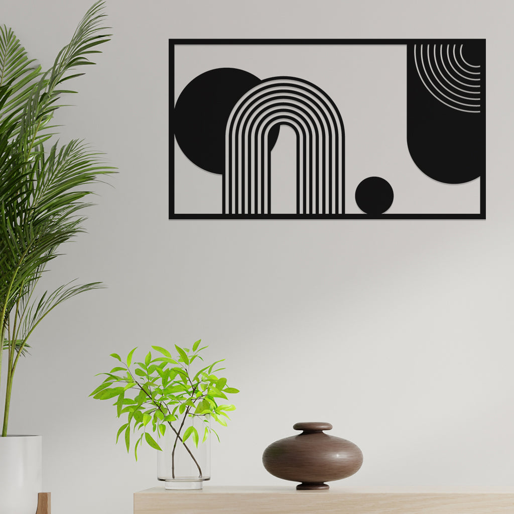 Abstract Figure Metal Wall Art